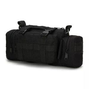 Tactical Waist Bag Men Waterproof Cross-body Shoulder Sling Bag Biking Molle